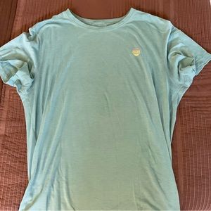 Marine Layer athletic shirt—teal